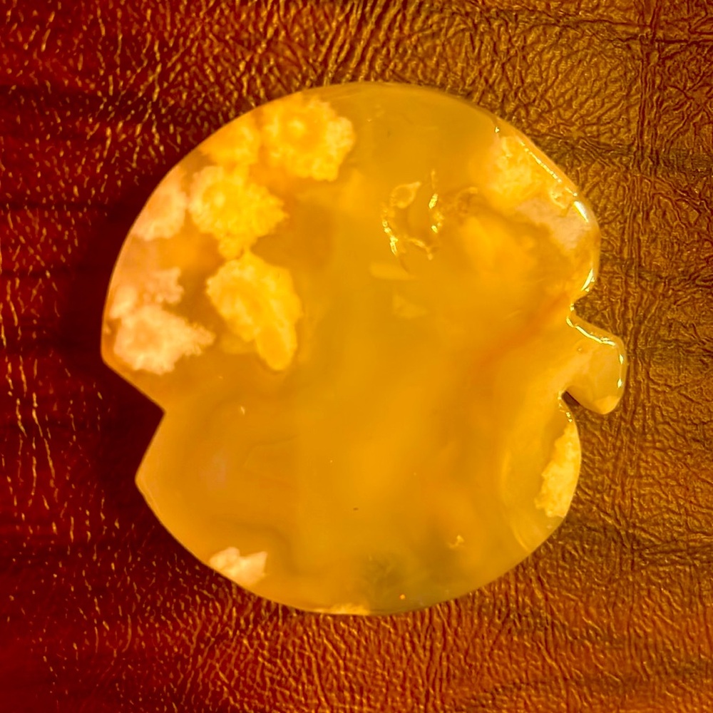 Great for all teachers a flower agate apple!